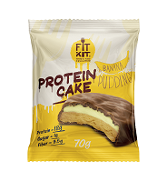 Печенье протеиновое FIT KIT Protein Cake (Банановый пуддинг) (70 г)