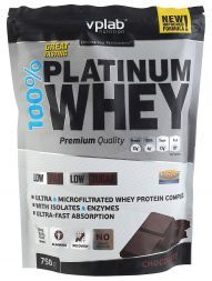 Протеин VpLab Platinum Whey, шоколад (750 г)