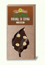 Шоколад из кэроба необжаренного с фундуком Дары Памира (85 г)