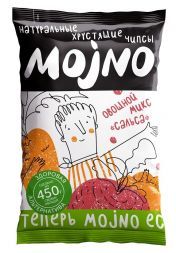 Натуральные хрустящие чипсы овощной микс «Сальса» Mojno (75 г)